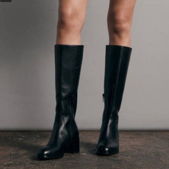 rag & bone Black Heeled Boots - Picture 2 of 11